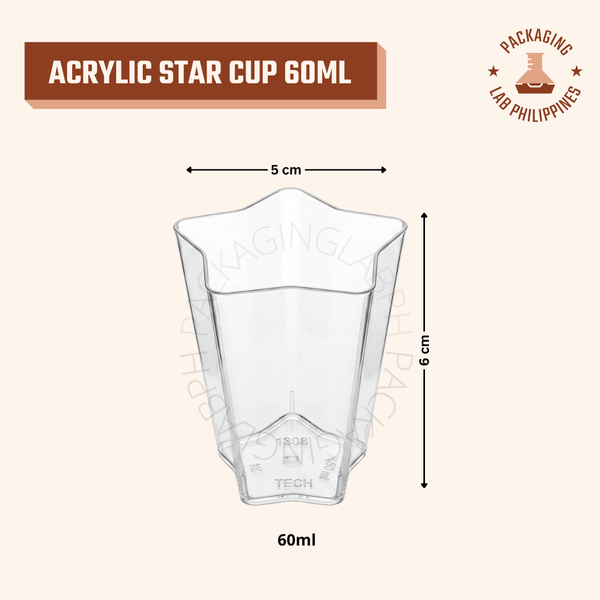 70ml Star Acrylic Cup