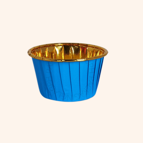 Colored Foil Cupcake Liner with Plastic Lid
