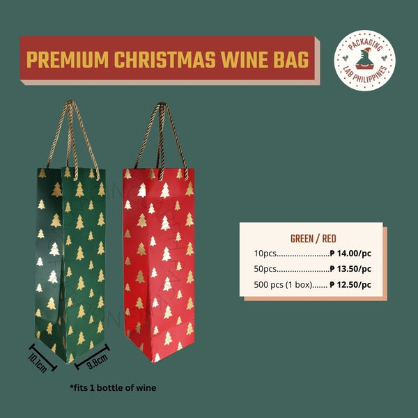 Premium Christmas Wine Bag