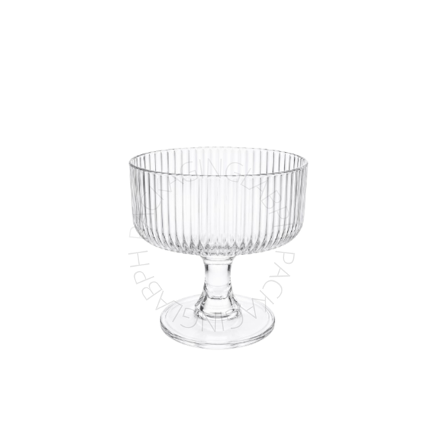 200ml Acrylic Fluted Sundae Cup with Steam