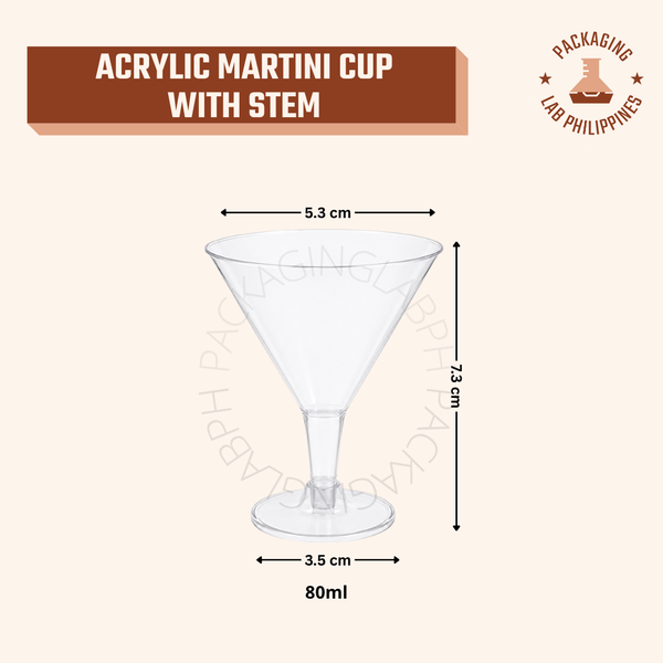 150ml Acrylic Martini Cup