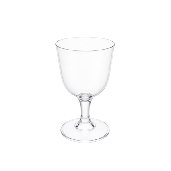 160ml Acrylic Disposable Wine Glass