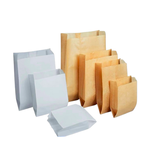 [100pcs] Kraft Paper Pouch for Cookies, Bread, Cakes and Pastries / Cookie Bag