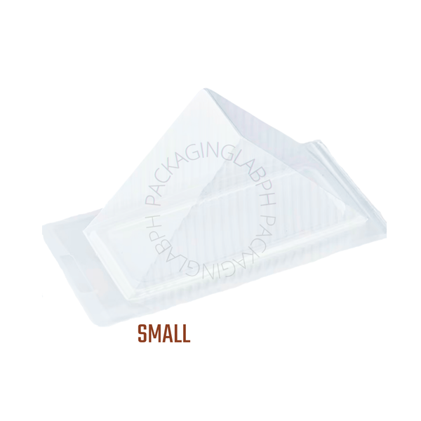 Small Plastic Sandwich Clamshell Triangle Sandwich Box
