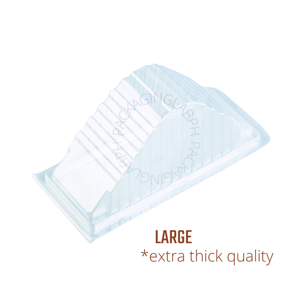 Sandwich Clamshell Container - Large (Premium Quality)