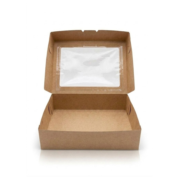 9x6x3 Pastry Box with Window / 6pcs Cupcake Box (Glossy/Laminated) by Opal Box