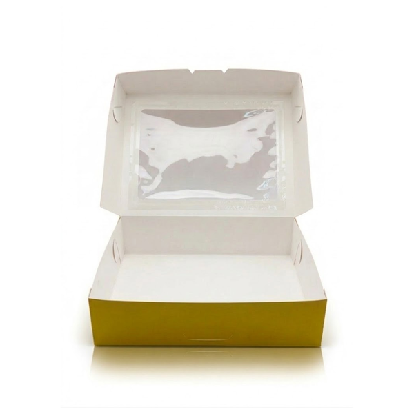 9x6x3 Pastry Box with Window / 6pcs Cupcake Box (Glossy/Laminated) by Opal Box
