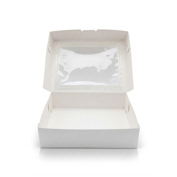 9x6x3 Pastry Box with Window / 6pcs Cupcake Box (Glossy/Laminated) by Opal Box