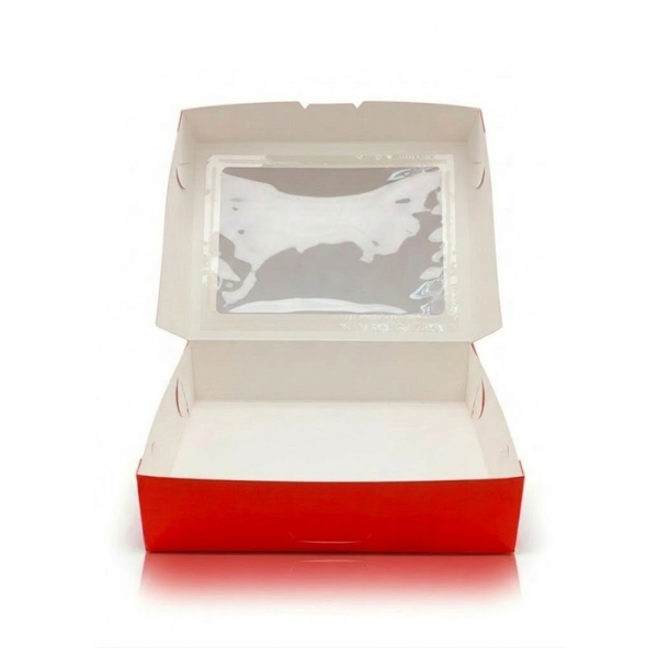 9x12x3 Pastry Box with Window / Cupcake Box by Opal Box