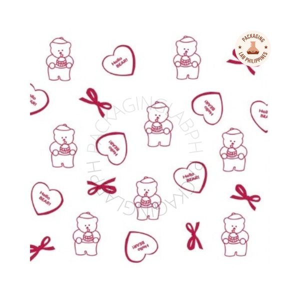 16x16 cm Cute Printed Wax Paper for Bento Cakes