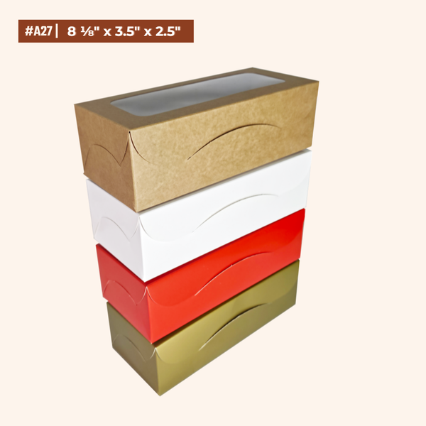 Small/ Medium Loaf Box Pastry Box by Opal Box