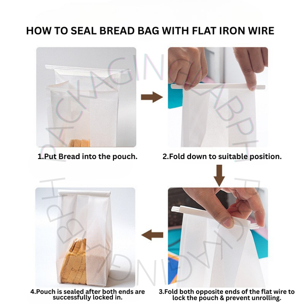 Bread and Pastry Bag with Window - Sampler Set