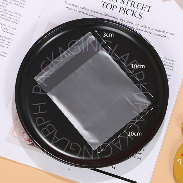 Resealable Cookie Pouch / Transparent OPP Cookie Plastic