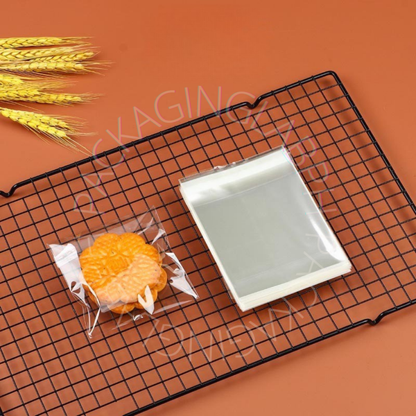 Resealable Cookie Pouch / Transparent OPP Cookie Plastic