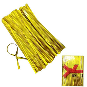 Gold Twist Ties
