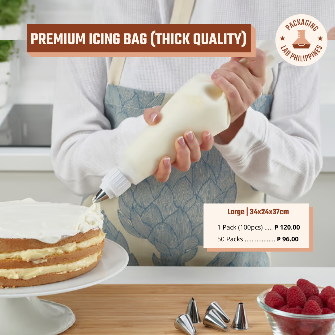 Premium Large Icing / Piping Bag (Thick Quality) – Packaging Lab ...