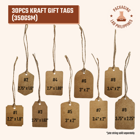 Kraft Gift Tags (High Quality)