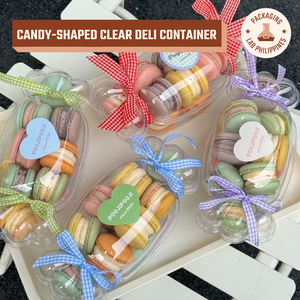 Candy-Shaped Clear Deli Container