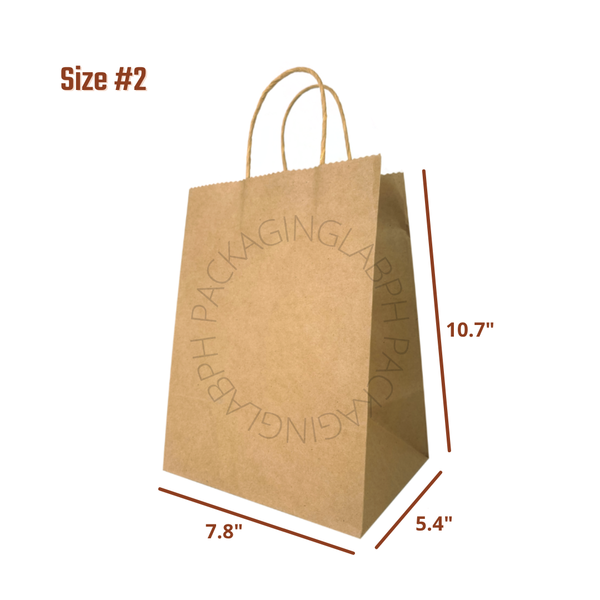 Heavy Duty Paper Bags (Kraft / White)
