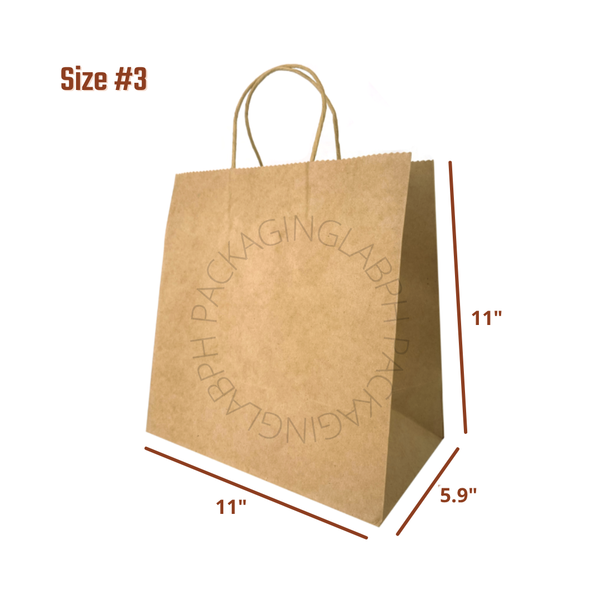 Heavy Duty Paper Bags (Kraft / White)