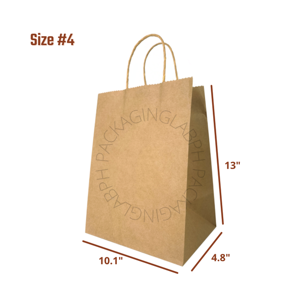 Heavy Duty Paper Bags (Kraft / White)