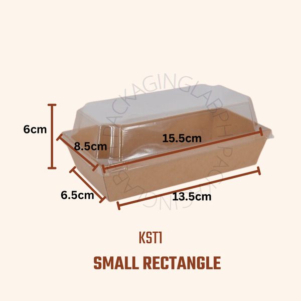 White / Kraft Sushi Tray ( 6 sizes)