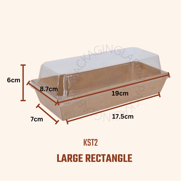 White / Kraft Sushi Tray ( 6 sizes)