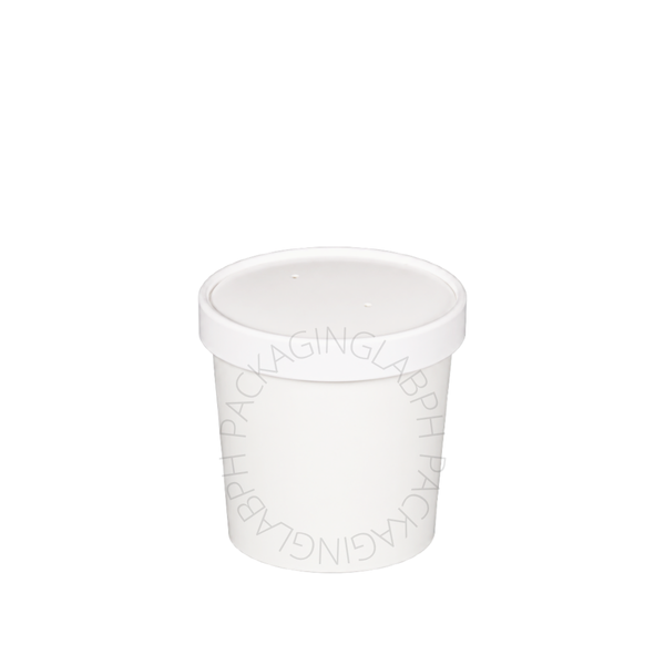White Ice Cream Tub / Soup Tub  (8oz, 12oz, 16oz, 26oz, 32oz)