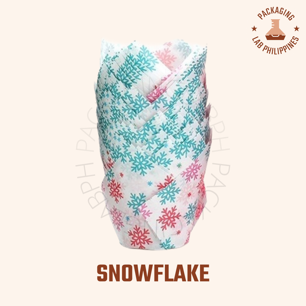 Christmas Design Cupcake Liner / Tulip Liner