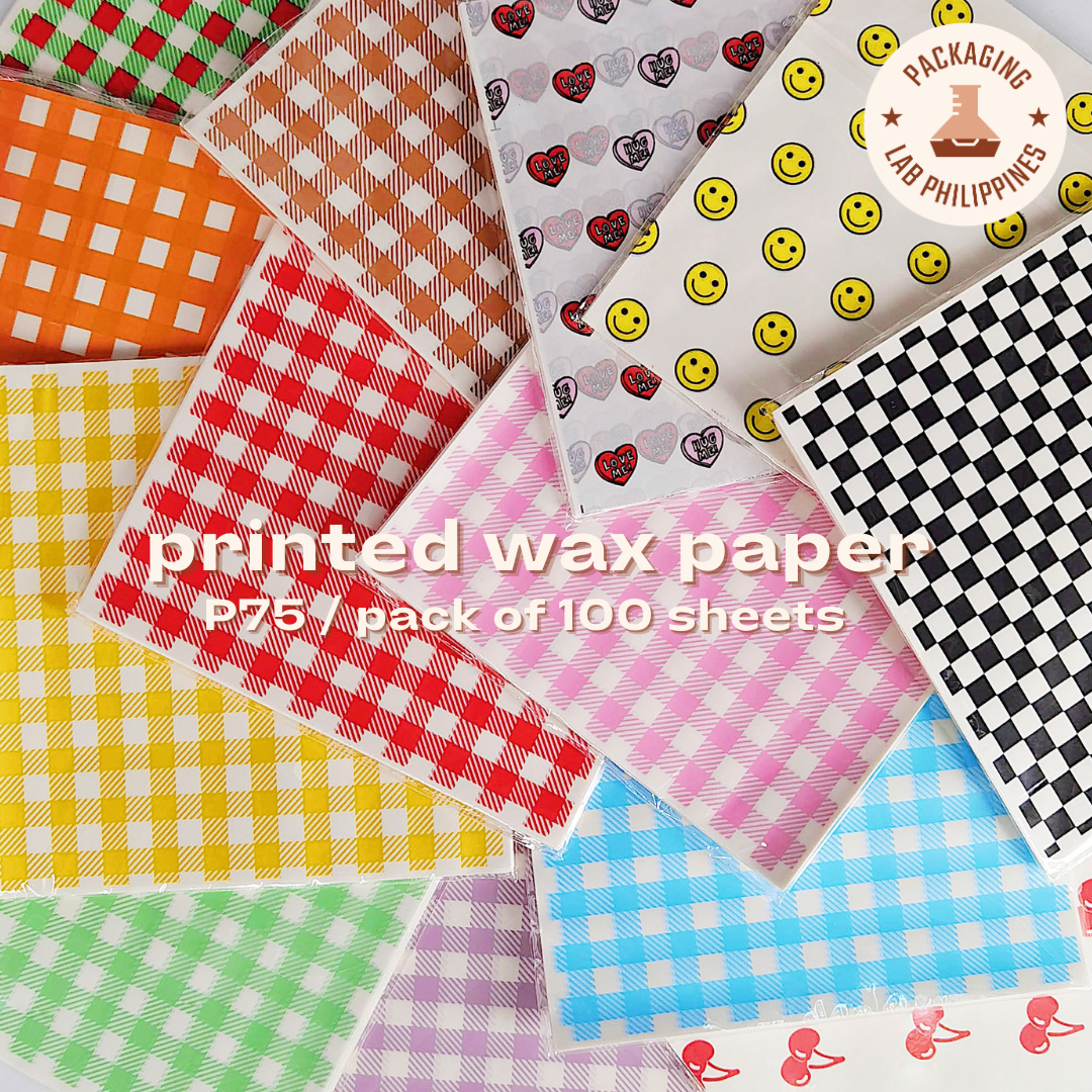 16x16 cm Cute Printed Wax Paper for Bento Cakes