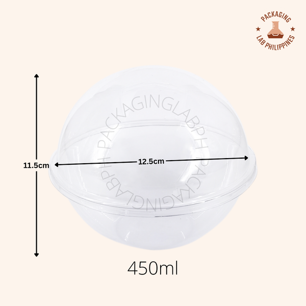 Christmas Sphere Round Container with Bell Carrier