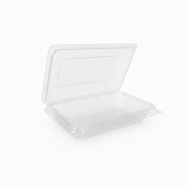Low Rectangle Clamshell Box