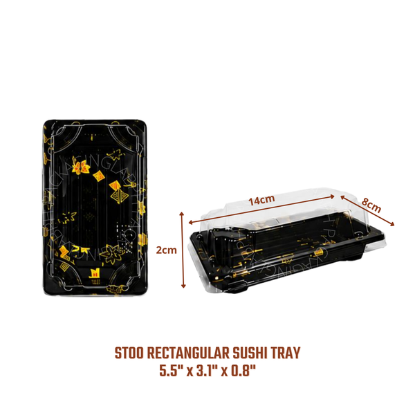 Rectangle Sushi Trays (8 sizes)
