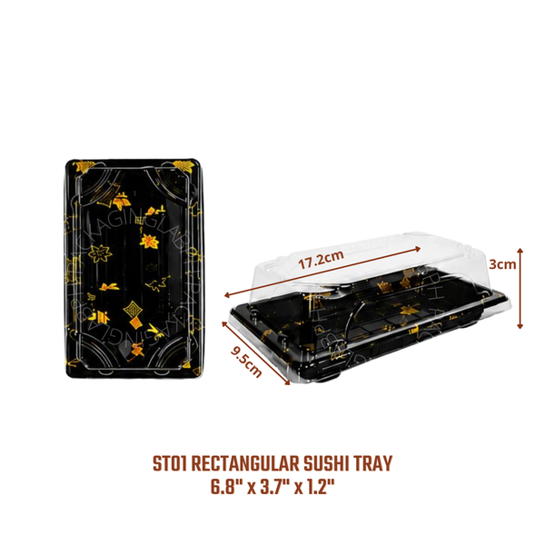 Rectangle Sushi Trays (8 sizes)