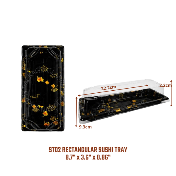 Rectangle Sushi Trays (8 sizes)