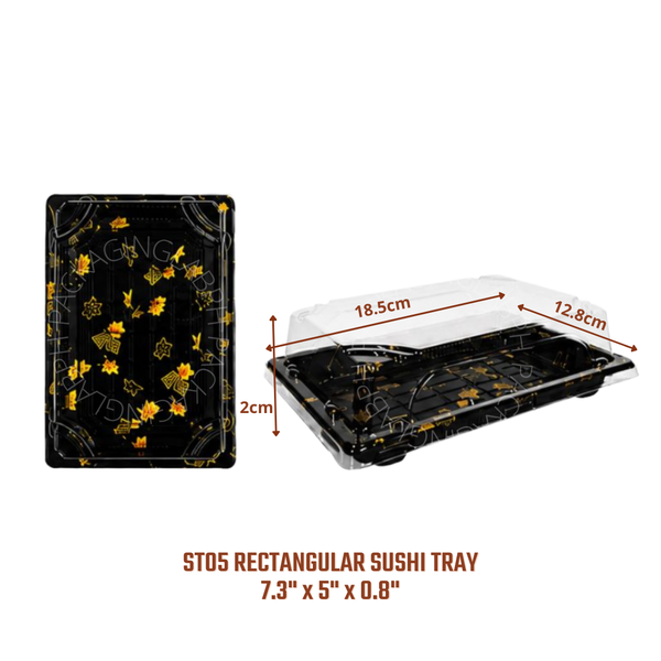 Rectangle Sushi Trays (8 sizes)