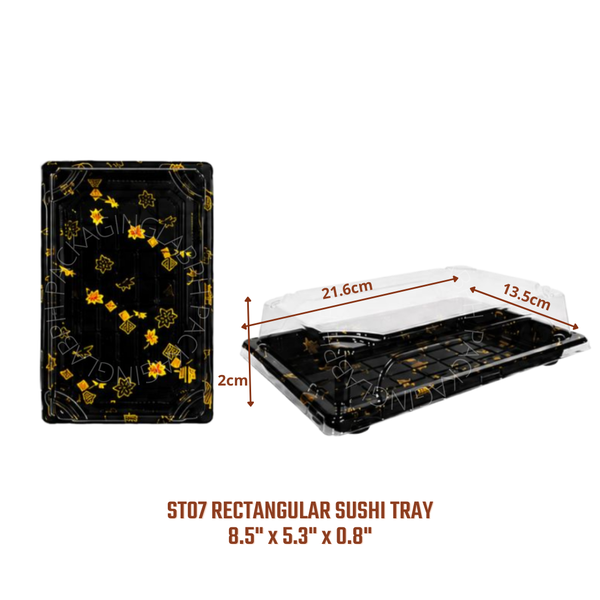 Rectangle Sushi Trays (8 sizes)