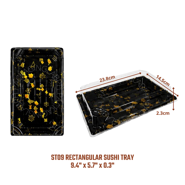 Rectangle Sushi Trays (8 sizes)