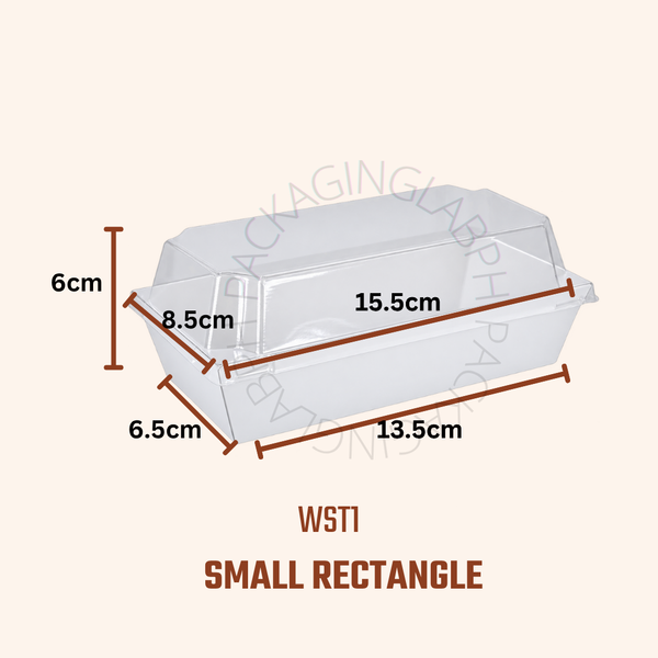 White / Kraft Sushi Tray ( 6 sizes)