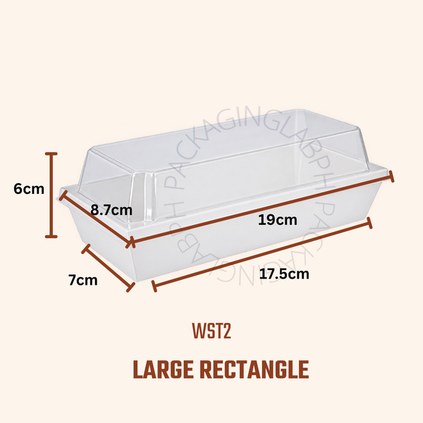 White / Kraft Sushi Tray ( 6 sizes)