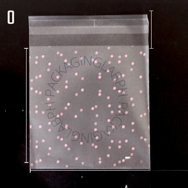 10x10cm Resealable Cookie Pouch / OPP Plastic Pouch with Design (18 Designs)