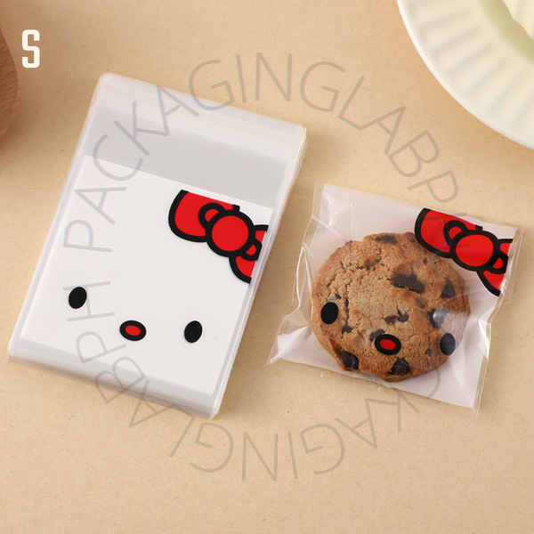 10x10cm Resealable Cookie Pouch / OPP Plastic Pouch with Design (18 Designs)