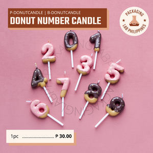 Donut Number Candles