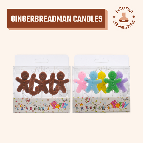 Gingerbread Man Candles [Christmas Candles]