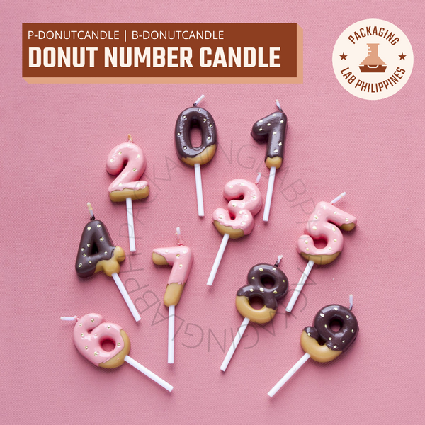 Donut Number Candles