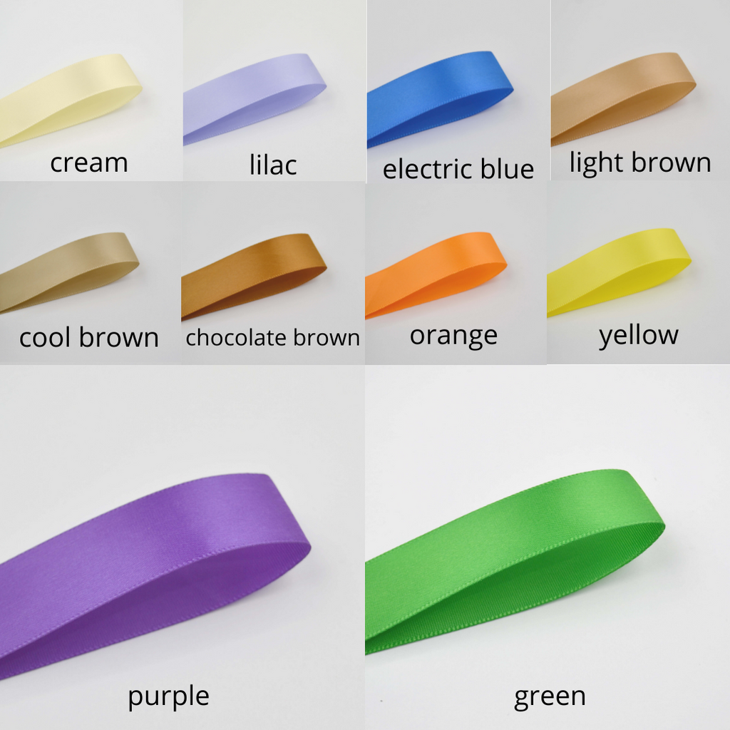1 Satin Ribbons (100 yards) (22 COLORS) – Packaging Lab Philippines