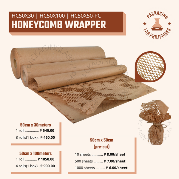30m and 100m Honeycomb Wrapper Roll