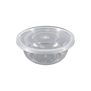 200ml Clear Round Microwaveable Bowl