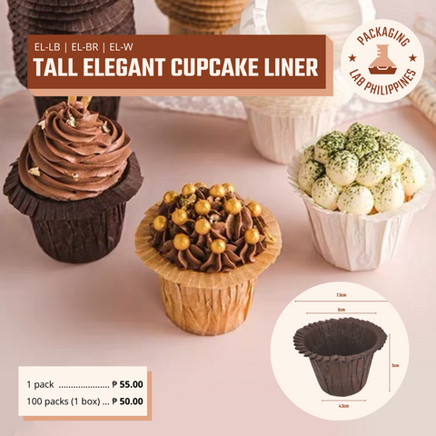 Tall Elegant Cupcake Liner