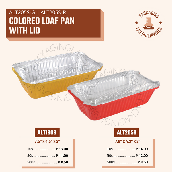 Colored Loaf Pan 190 with lid